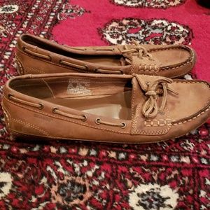 Sebago loafers some wear and tear